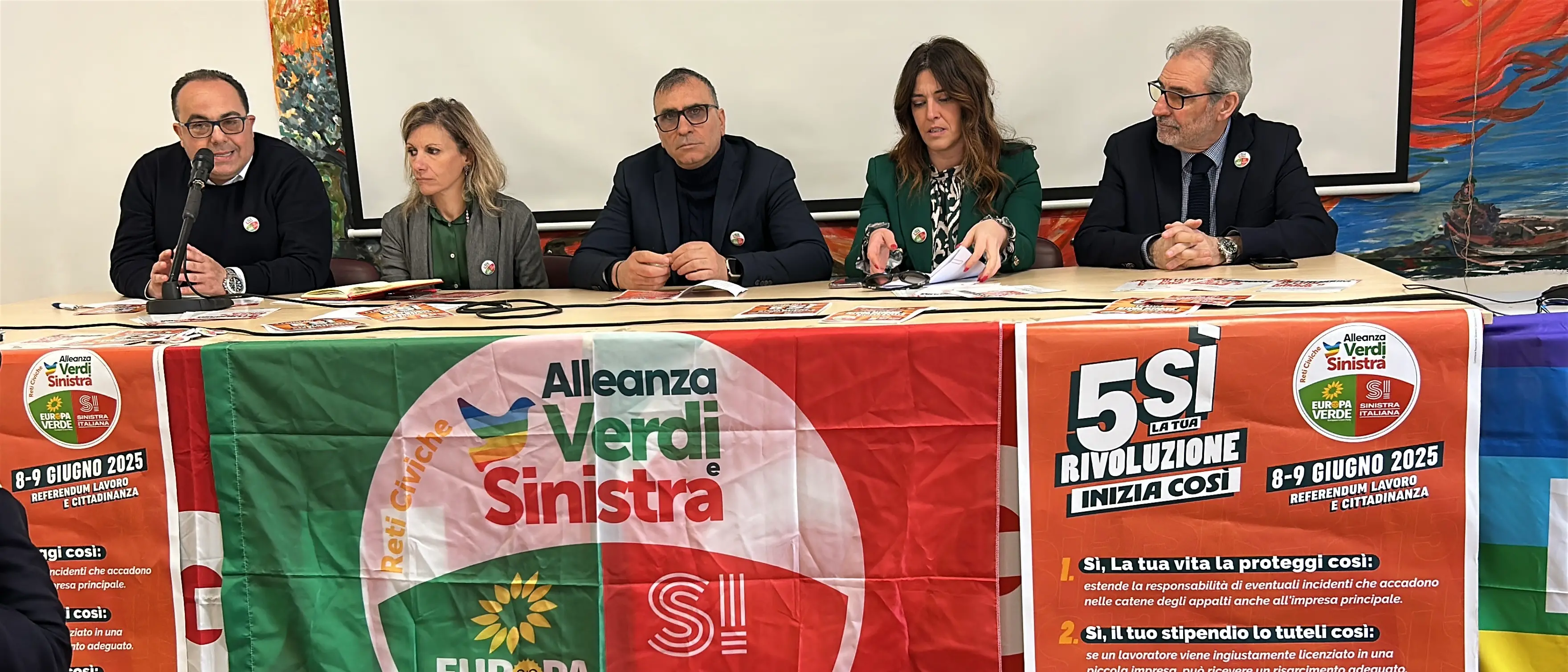 Cosenza, Avs spinge per cinque Sì al referendum: «Sarà una campagna di democrazia»