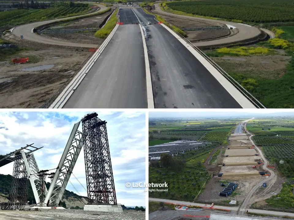 Per il terzo megalotto della statale 106 usato l’acciaio di 22 torri Eiffel: viaggio di LaC nel cantiere più grande d’Italia