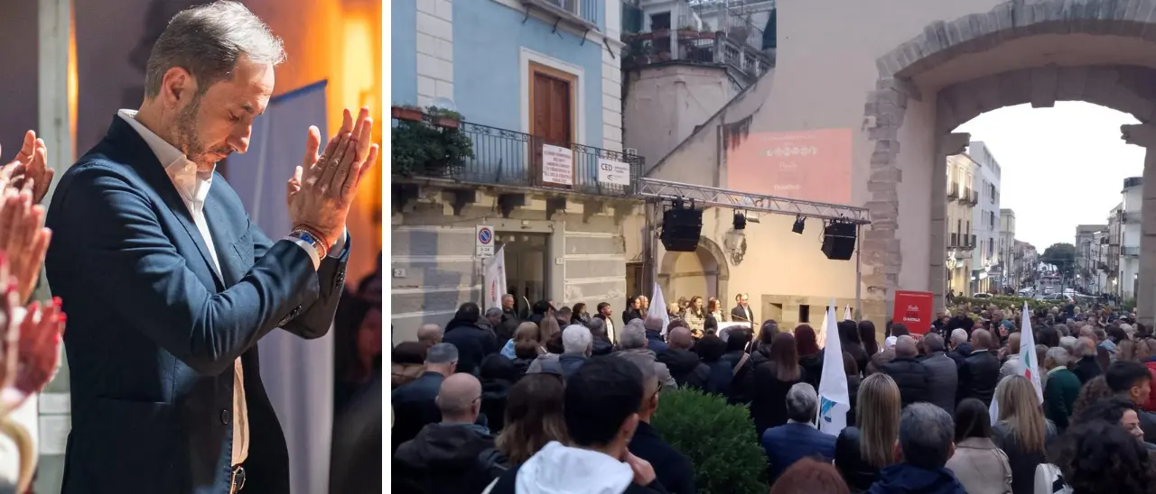 Comunali Paola, Graziano Di Natale scende in piazza per lanciare la sua candidatura a sindaco\n