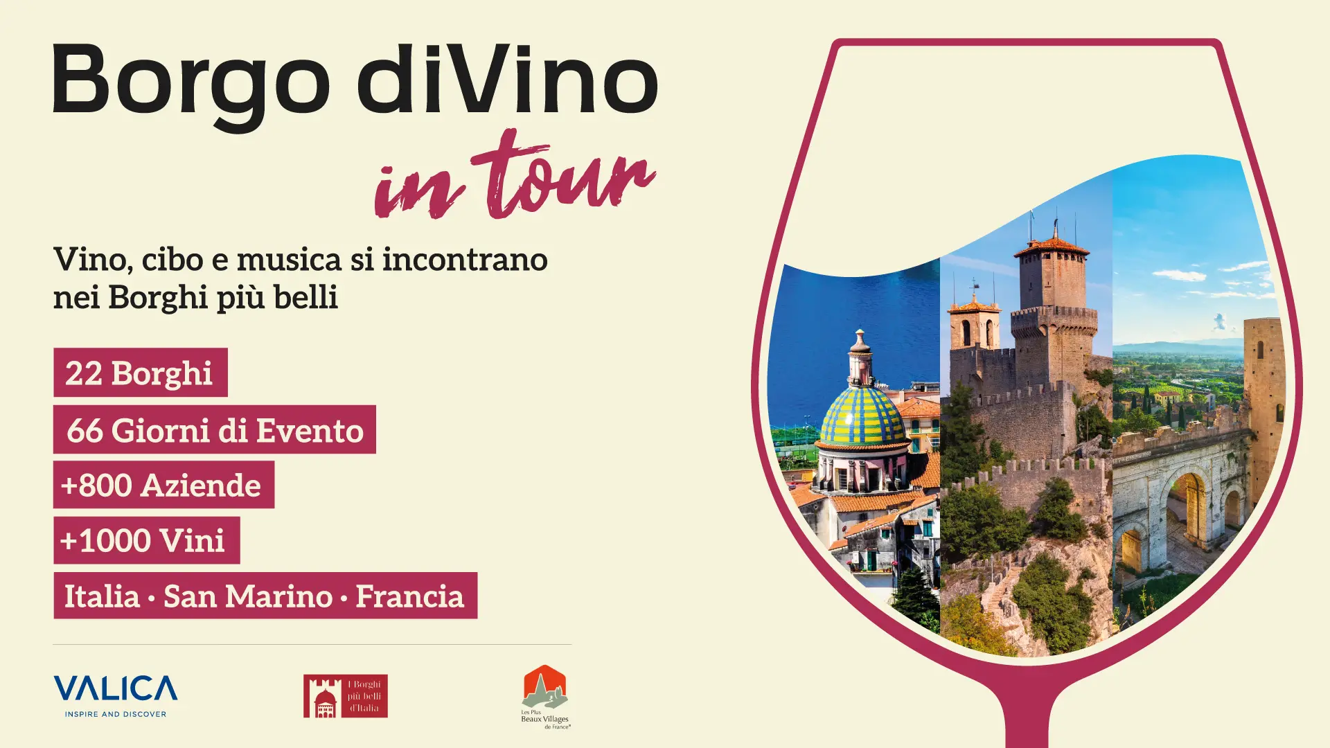 Al via la quinta edizione di Borgo diVino in tour, tra le 22 tappe anche Fiumefreddo Bruzio\n