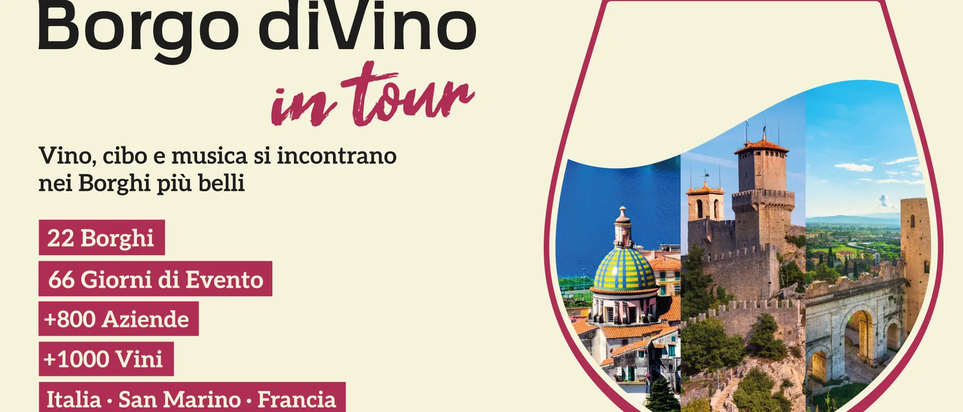 Al via la quinta edizione di Borgo diVino in tour, tra le 22 tappe anche Fiumefreddo Bruzio\n