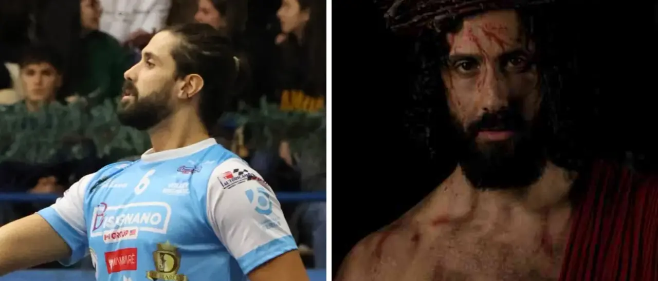 Roberto Bongiorno, da pallavolista ad attore nella Passione di Cristo: «Un’esperienza forte che faccio per Bisignano»