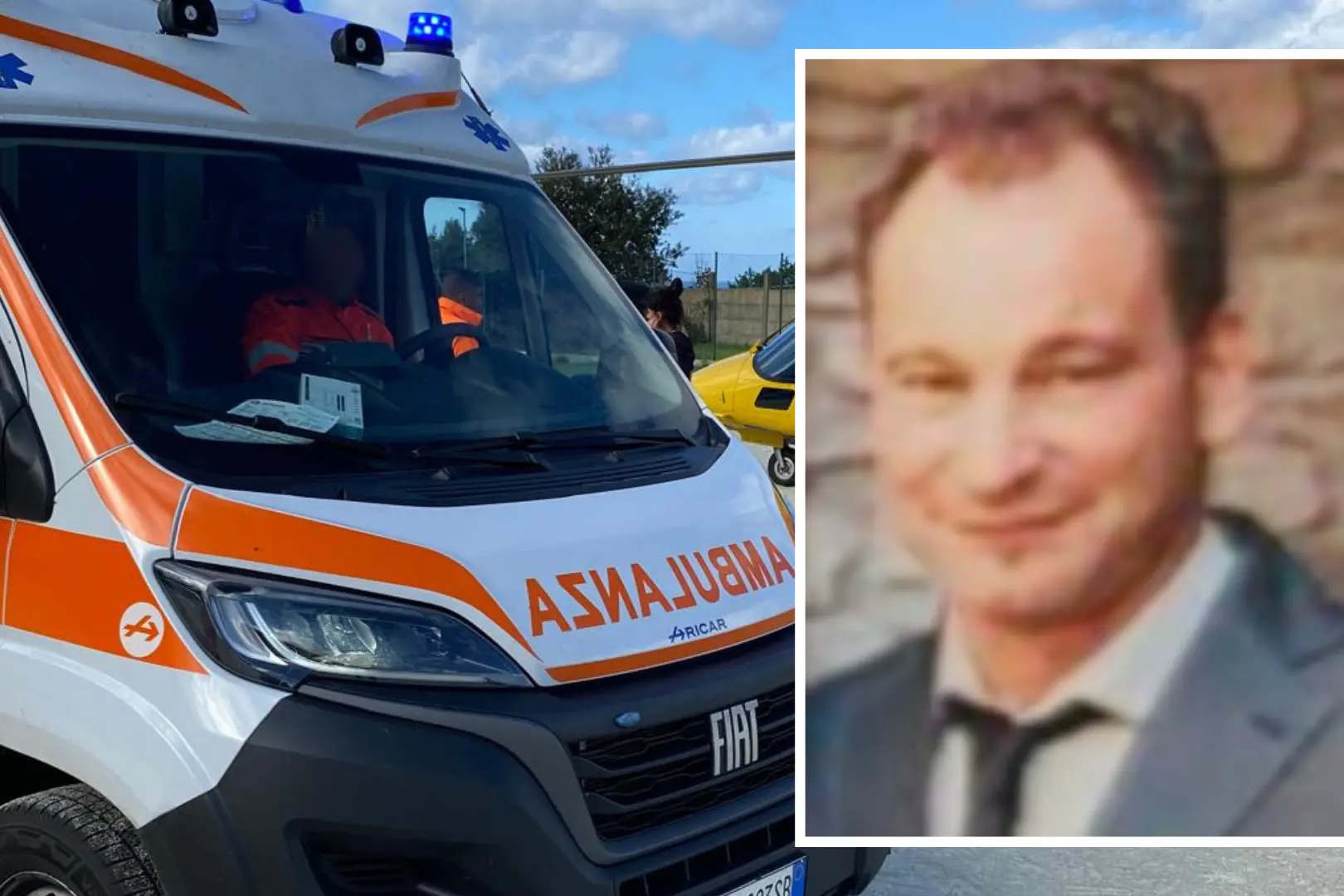 Nel riquadro Antonio Maiorano (foto Aostasera)