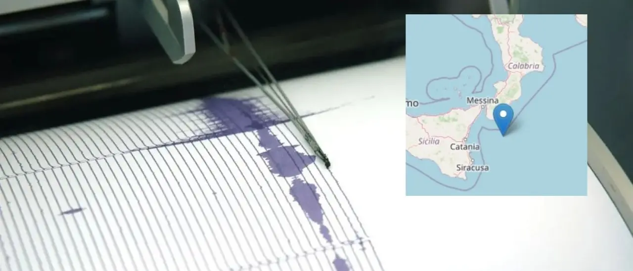 Terremoto tra Calabria e Sicilia, scossa di magnitudo 4.8 avvertita a Reggio e Messina