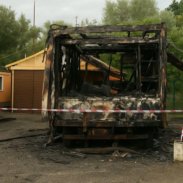 Corigliano Rossano, paura nella notte: in fiamme un camion\u00A0\n