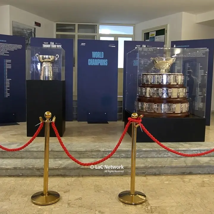 Il Trophy tour calabrese è partito da Diamante:\u00A0Coppa Davis e\u00A0Billie Jean King Cup esposte in Comune