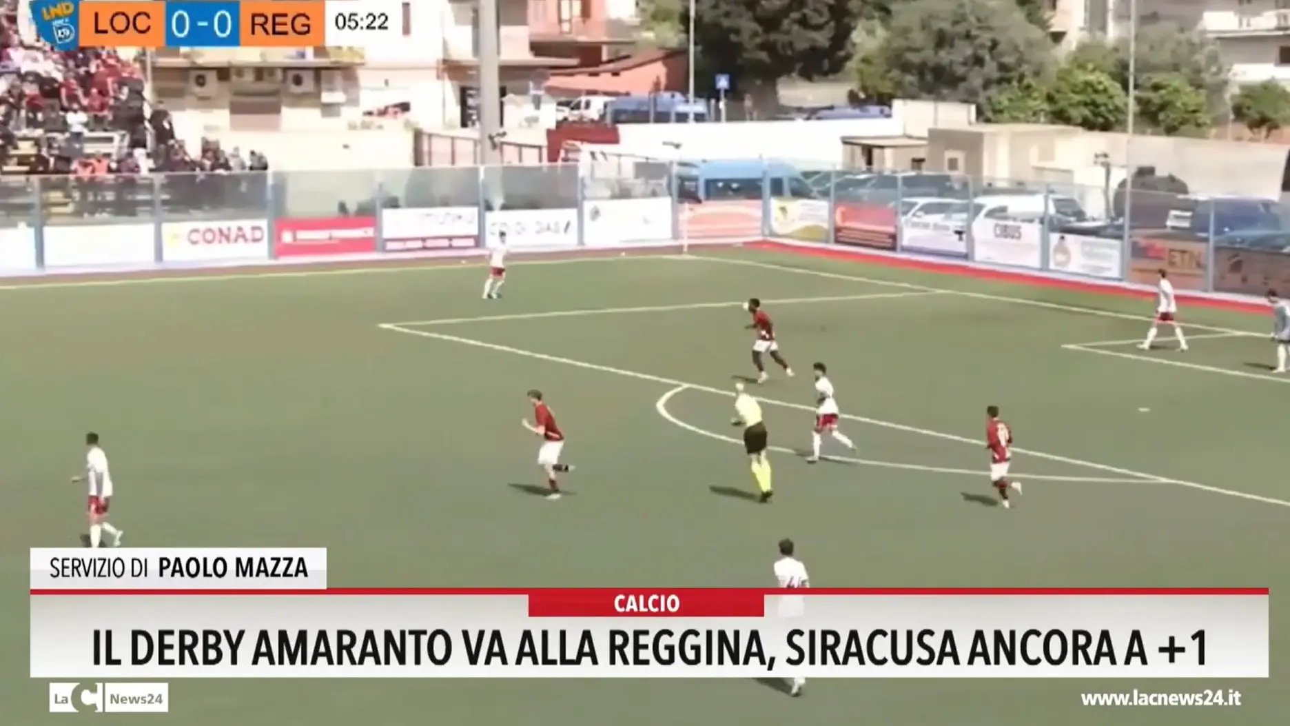 Il derby amaranto va alla Reggina, Siracusa ancora a + 1