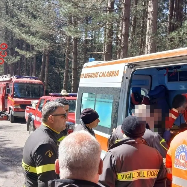 Si perde nei boschi della Sila, 32enne ritrovato e soccorso dai vigili del fuoco\n