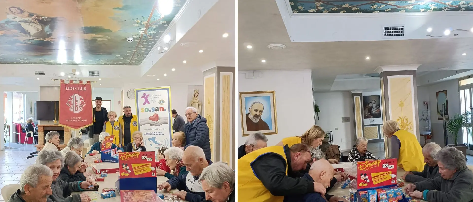 Lamezia, una Pasqua speciale per i nonnini ospiti della Casa di riposo Tamburelli grazie ai volontari\n