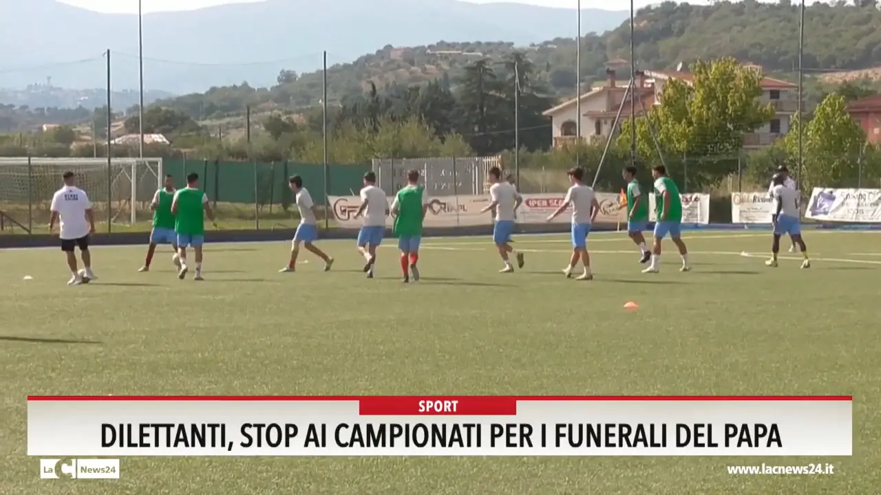 Dilettanti, stop ai campionati per i funerali del Papa
