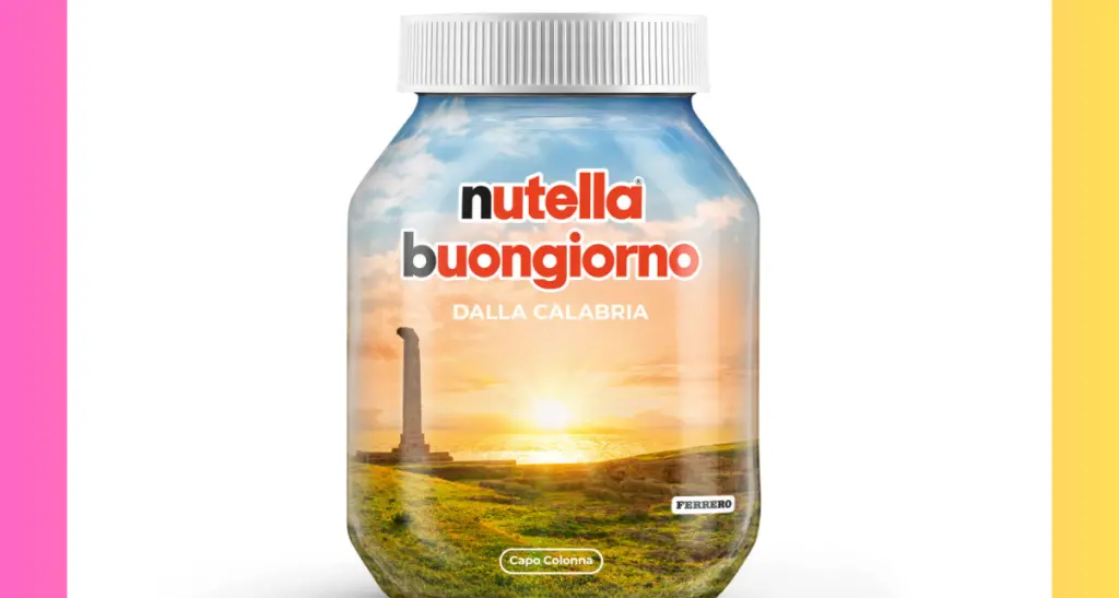 Le bellezze di Capo Colonna all’alba sul vasetto della Nutella: il sito archeologico scelto per la serie edizione limitata\n
