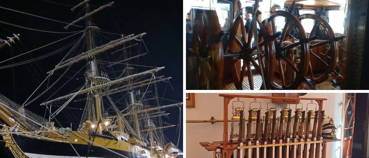 L’Amerigo Vespucci per 2 giorni al porto di Crotone: 8mila visitatori ad ammirare la nave più bella\u00A0del mondo\n