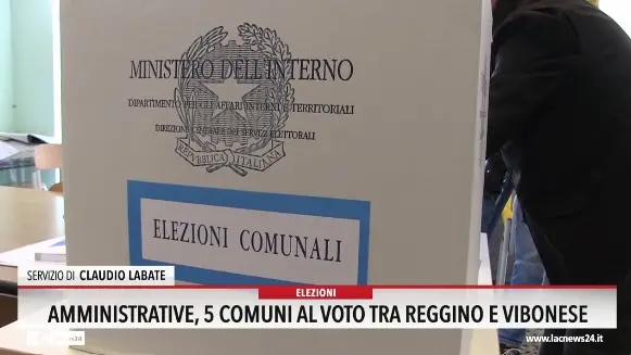 Amministrative, 5 comuni al voto tra reggino e vibonese