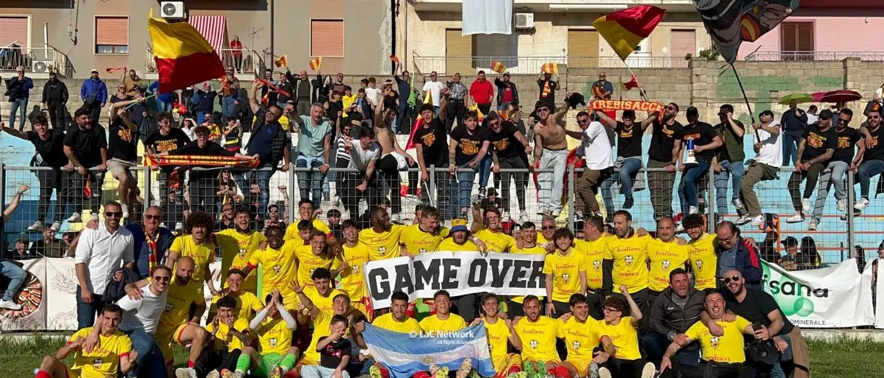 Dilettanti Calabria, il\u00A0Trebisacce torna a sognare: giallorossi promossi in Eccellenza\n