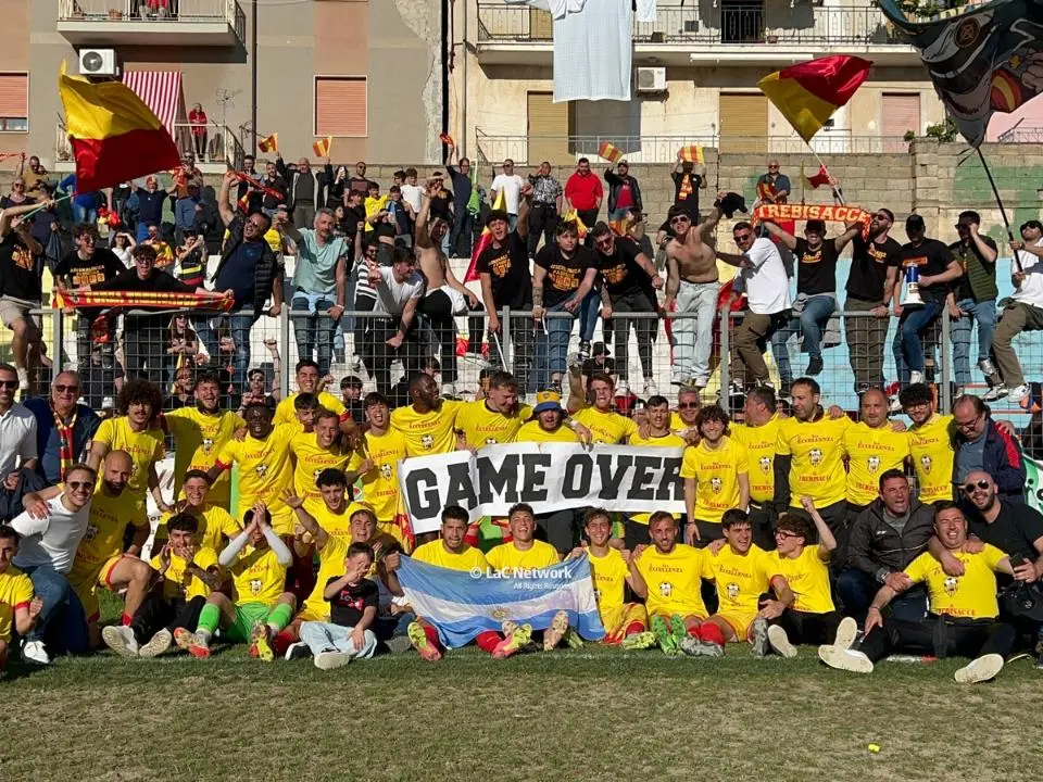 Dilettanti Calabria, il Trebisacce torna a sognare: giallorossi promossi in Eccellenza