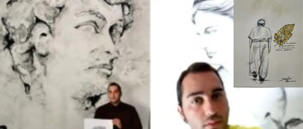 Il Cammino, l’opera dell’artista calabrese Kevin Serafini per celebrare Papa Francesco\n