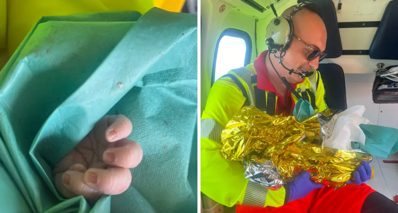 Acri, i genitori della bimba nata in ambulanza: «Grazie ai sanitari». Intanto\u00A0si riaccende il dibattito sul Punto nascita dell’ospedale\u00A0(ancora chiuso)\n