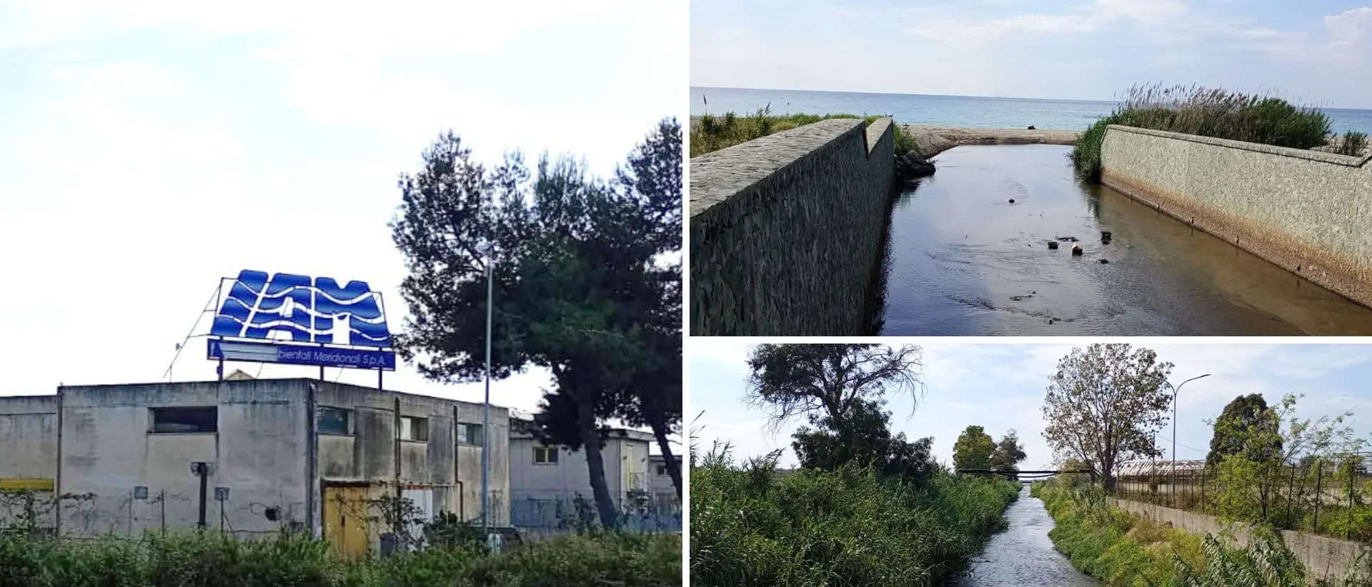 Bomba ambientale da 83mila metri cubi di catrame a Gioia Tauro: «Il fiume Budello è una fogna a cielo aperto»