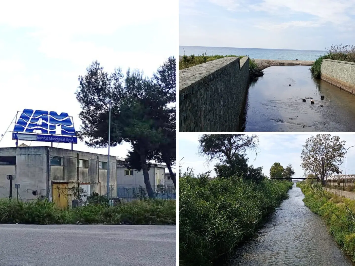 Bomba ambientale da 83mila metri cubi di catrame a Gioia Tauro: «Il fiume Budello è una fogna a cielo aperto»