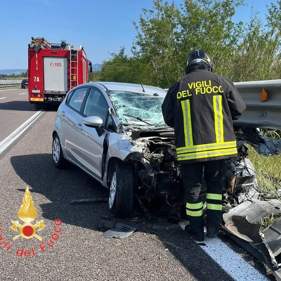 Incidente in autostrada a Falerna, perde il controllo dell’auto e sbatte contro il guardrail: conducente\u00A0ferita