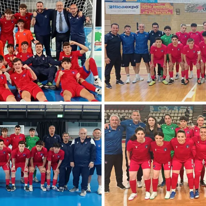 Torneo delle Regioni Calcio a 5, la Calabria Under 15 vola in semifinale. Eliminate Under 17, Under 19 e Femminile