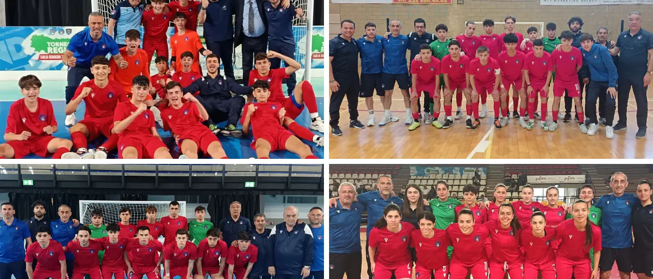 Torneo delle Regioni Calcio a 5, la Calabria Under 15 vola in semifinale. Eliminate Under 17, Under 19 e Femminile