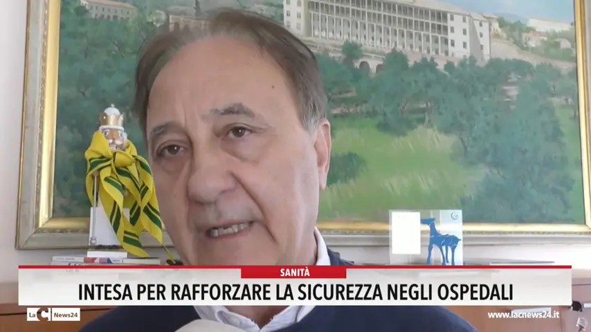 Intesa per rafforzare la sicurezza negli ospedali