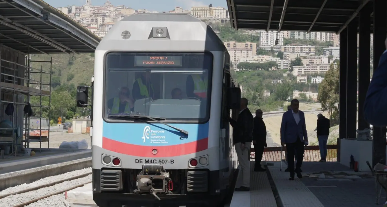 Metropolitana di Catanzaro: oggi il primo viaggio di collaudo, lavori ultimati entro fine anno
