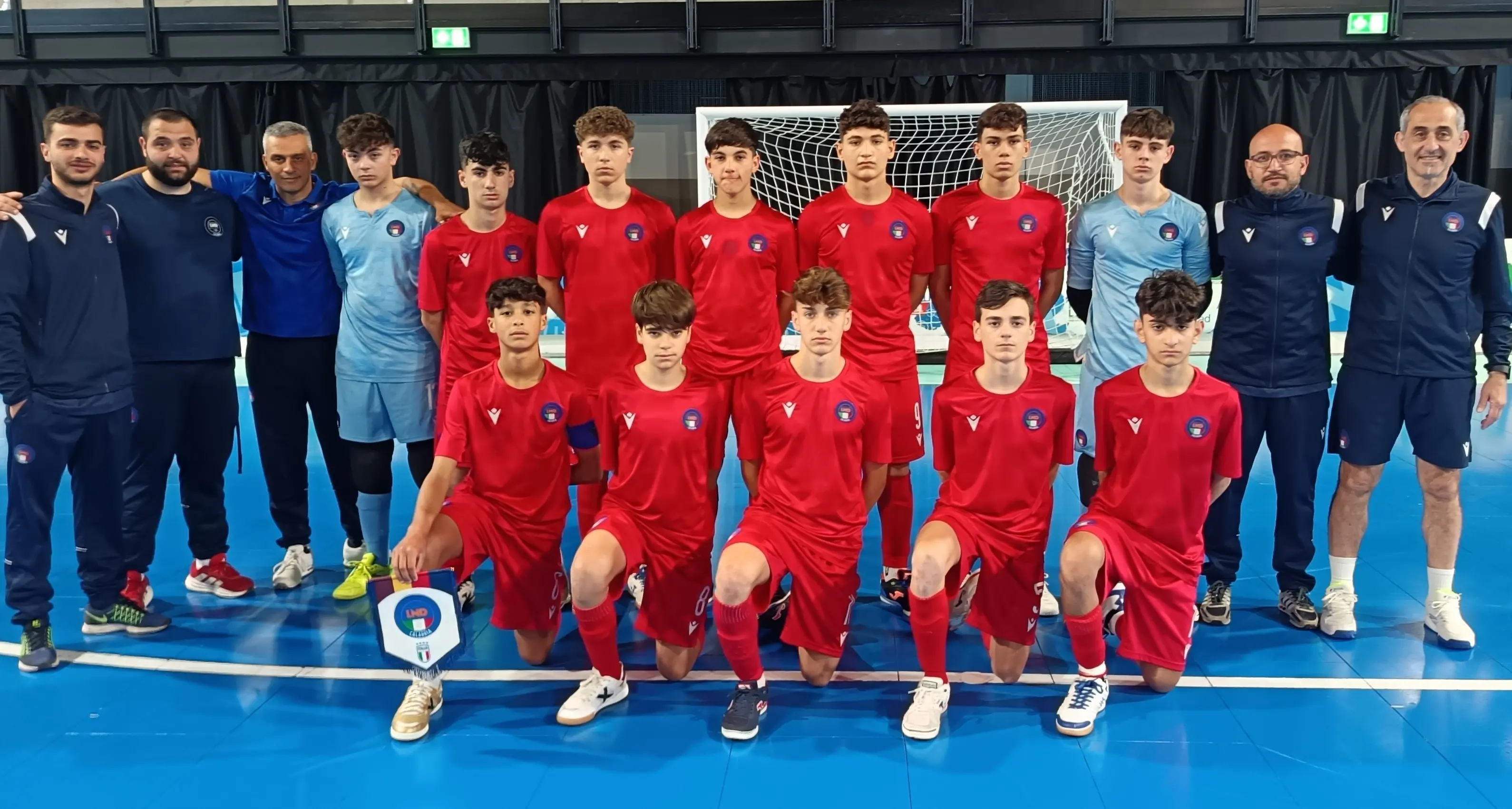 Torneo delle Regioni Calcio a 5, lotteria dei rigori fatale all'under15. Mister Carrozza: «Usciamo a testa alta»