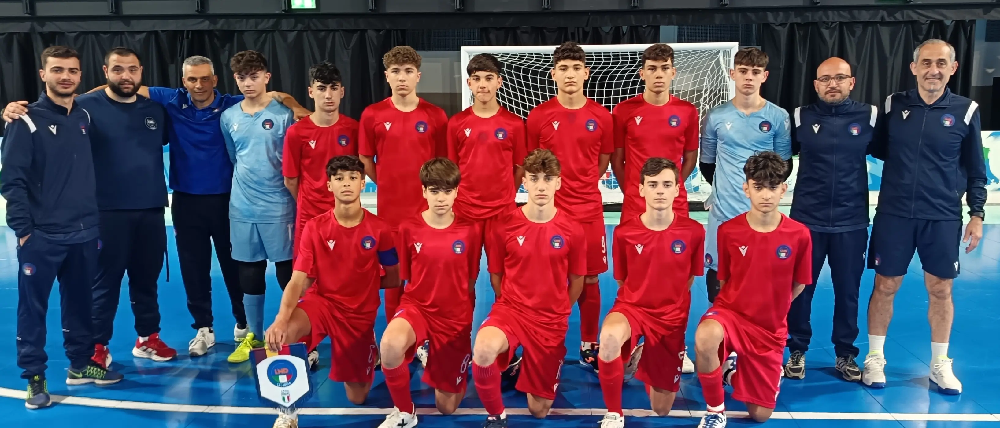 Torneo delle Regioni Calcio a 5, lotteria dei rigori fatale all'under15. Mister Carrozza: «Usciamo a testa alta»