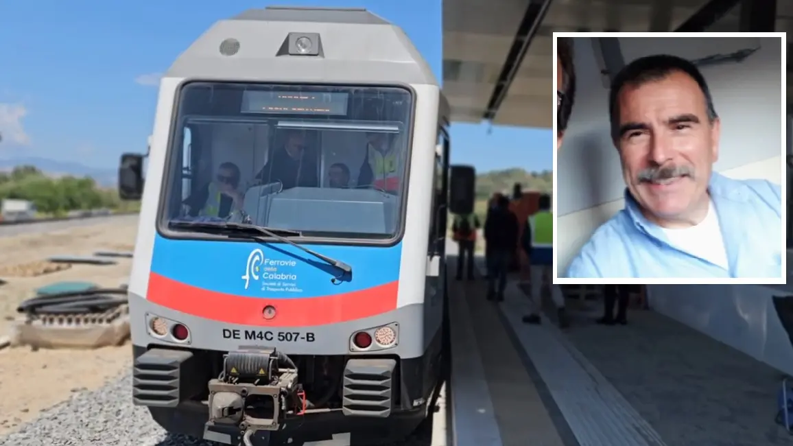 Sulla nuova metro di Catanzaro l’ultima corsa del ferroviere\u00A0Pietro prima della pensione: «Questo lavoro mi ha riempito la vita»\n\n\n