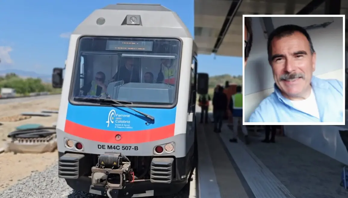 Sulla nuova metro di Catanzaro l’ultima corsa del ferroviere\u00A0Pietro prima della pensione: «Questo lavoro mi ha riempito la vita»\n\n\n