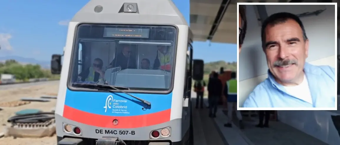 Sulla nuova metro di Catanzaro l’ultima corsa del ferroviere\u00A0Pietro prima della pensione: «Questo lavoro mi ha riempito la vita»\n\n\n