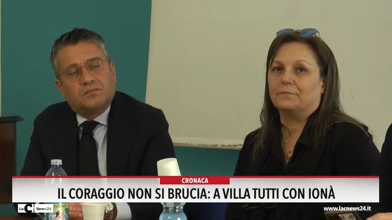 Il coraggio non si brucia: a Villa tutti con Ionà