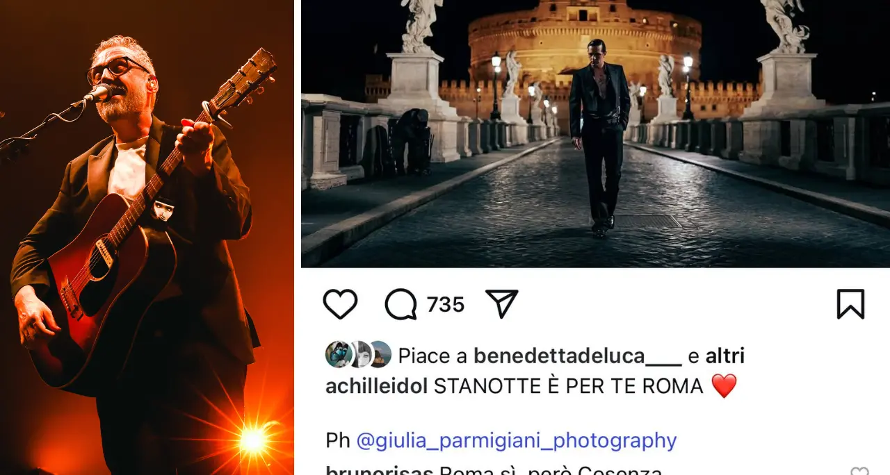 «Roma sì, però Cosenza…»: il messaggio di\u00A0Brunori a Achille Lauro dopo il concerto del Primo Maggio\n