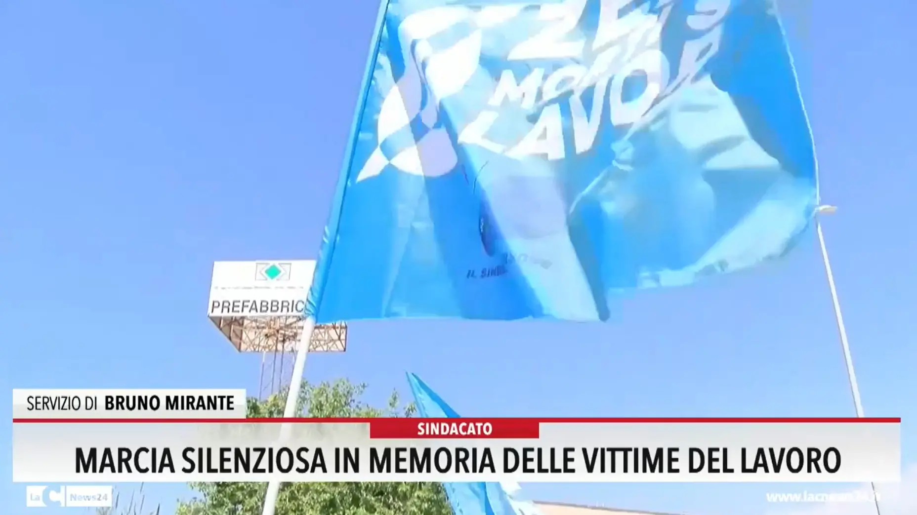 Lamezia, marcia silenziosa in memoria delle vittime del lavoro