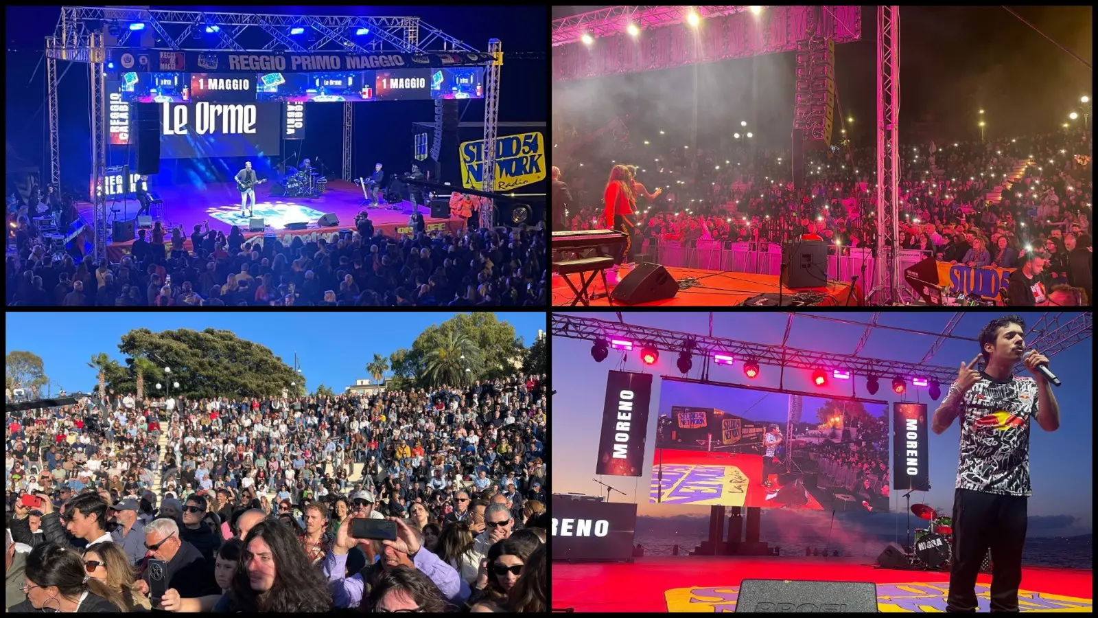 Primo Maggio, a Reggio Calabria il concertone riempie l’Arena dello Stretto. Il vicesindaco: «La programmazione paga»\n