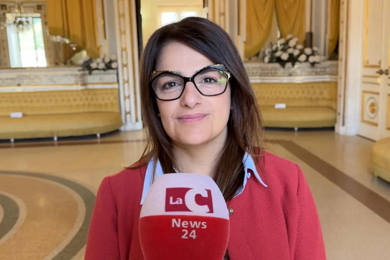 La direttrice del Castello ducale di Corigliano, Agata Febbraro