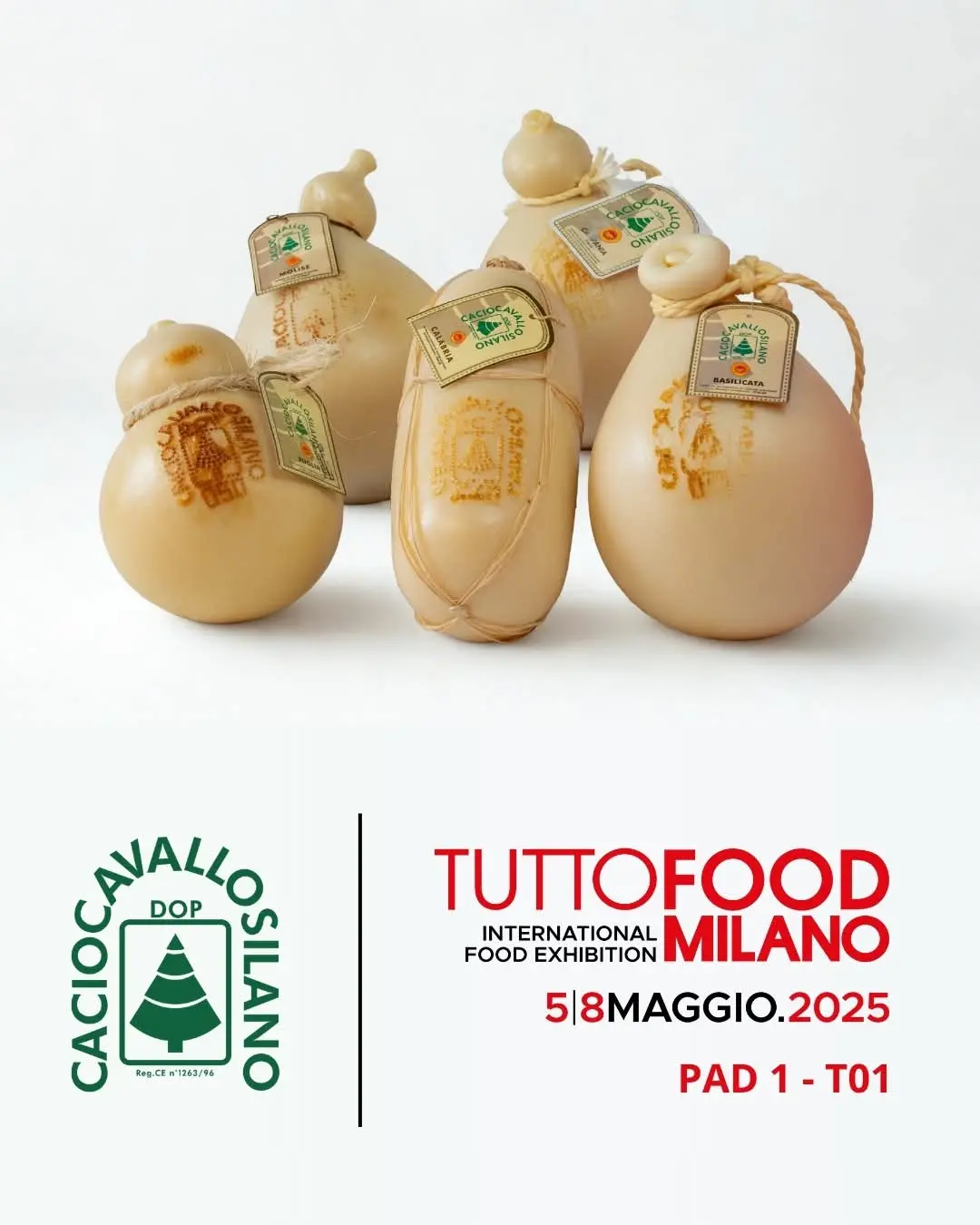 Il Consorzio del Cacciocavallo silano Dop a Tuttofood 2025: showcooking con lo chef calabrese Emanuele Lecce\n