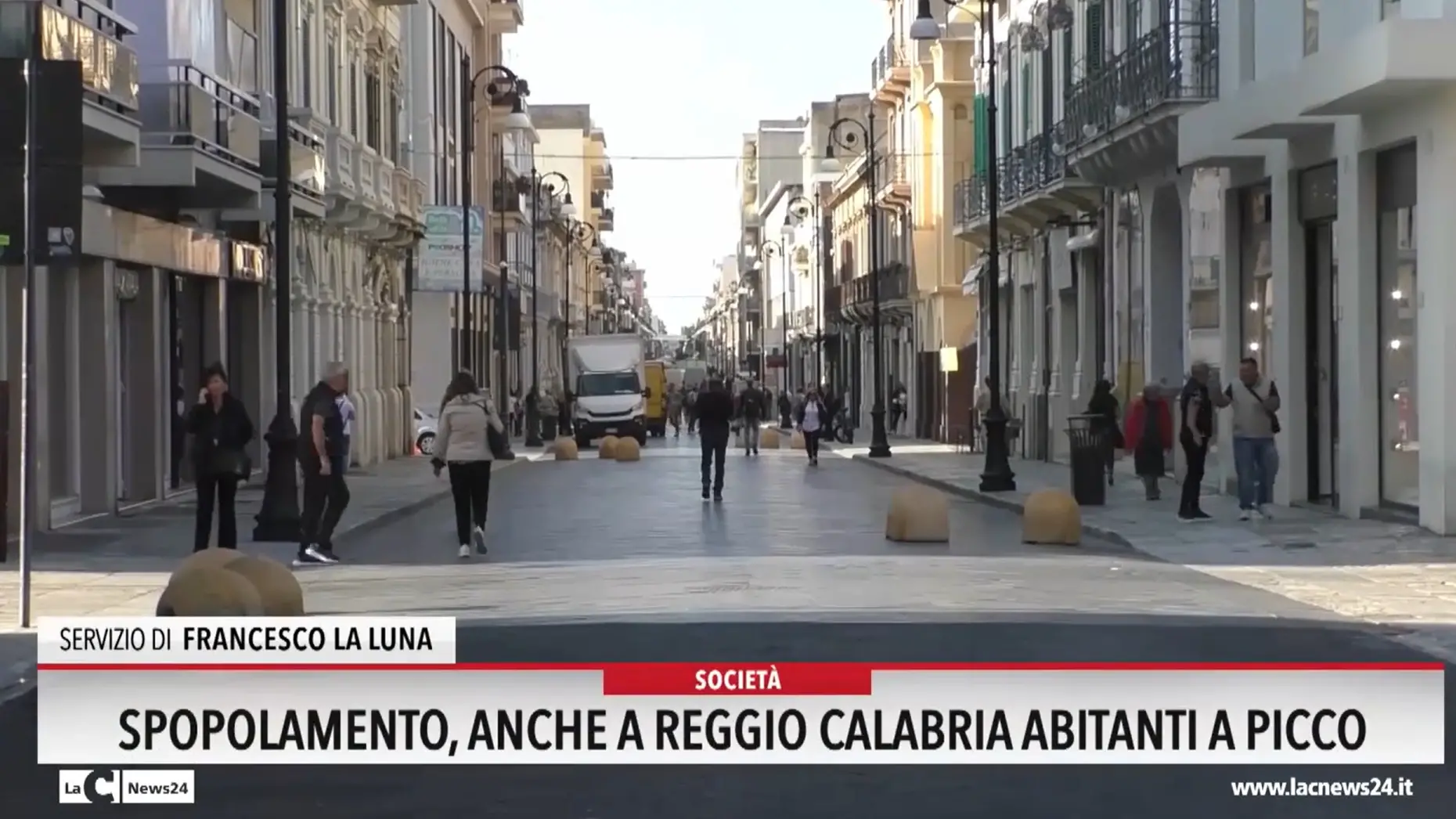 Spopolamento, anche a Reggio calabria abitanti a picco