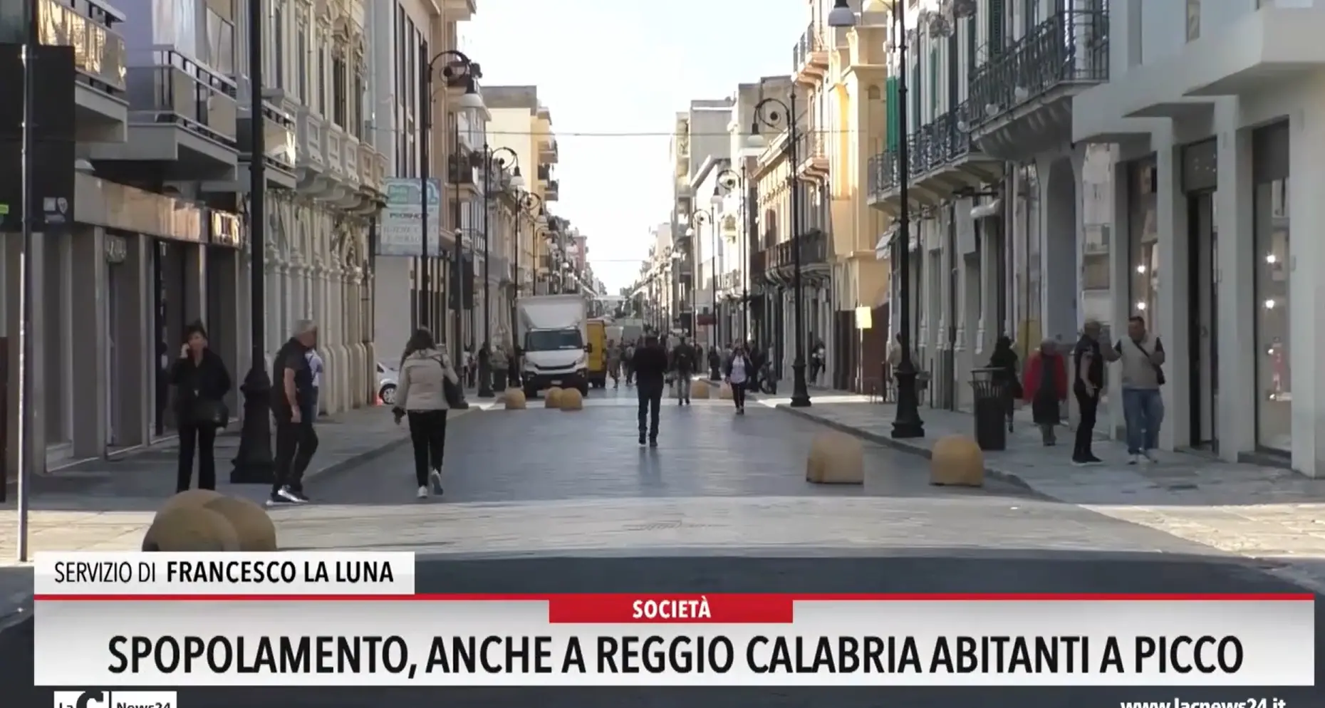 Spopolamento, anche a Reggio calabria abitanti a picco