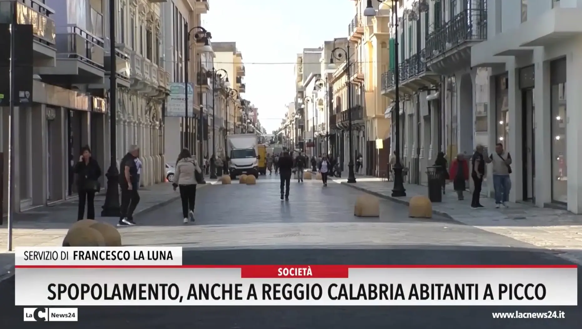 Spopolamento, anche a Reggio calabria abitanti a picco