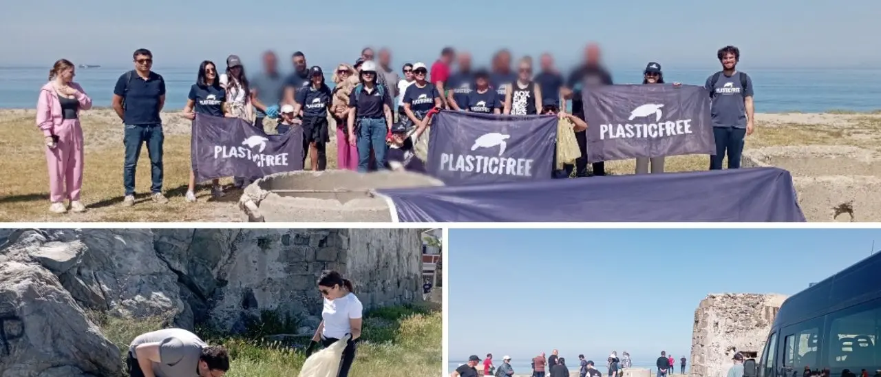 Palmi, volontari e detenuti insieme per pulire la spiaggia: «Momento di costruzione e libertà»\n