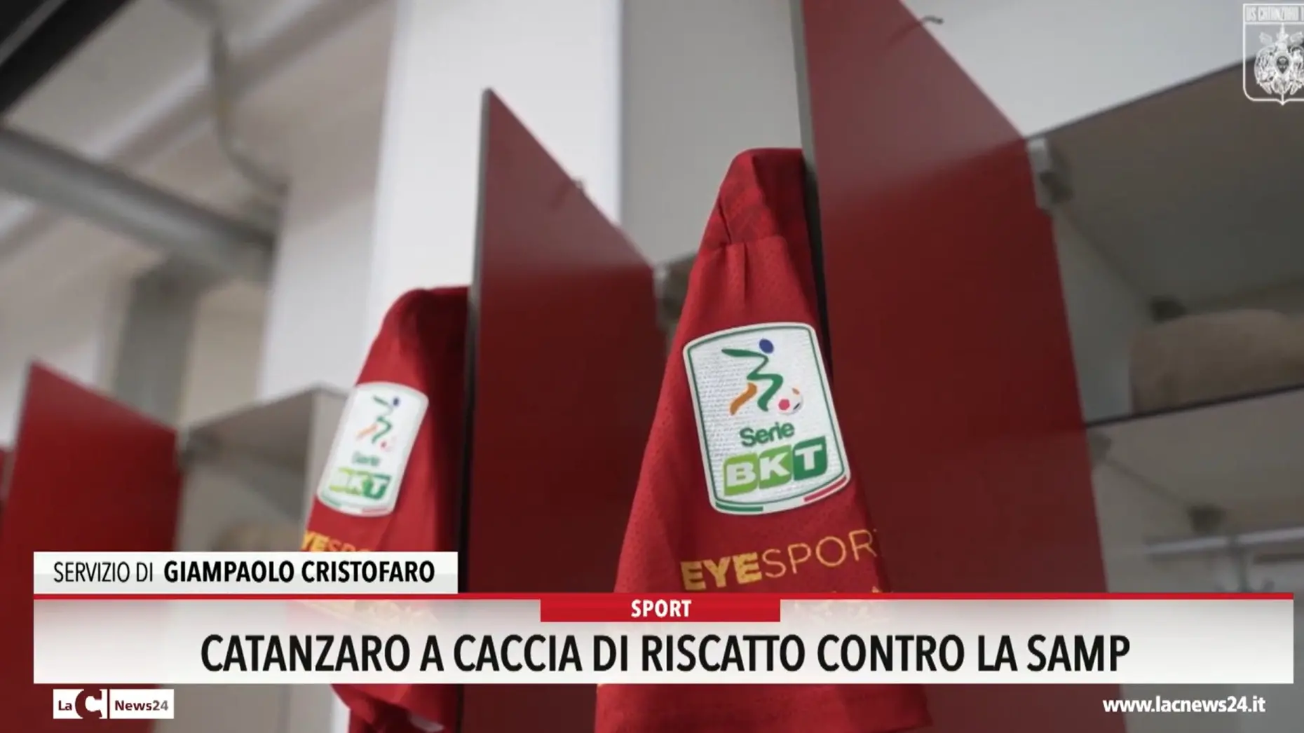 Catanzaro a caccia di riscatto contro la Samp