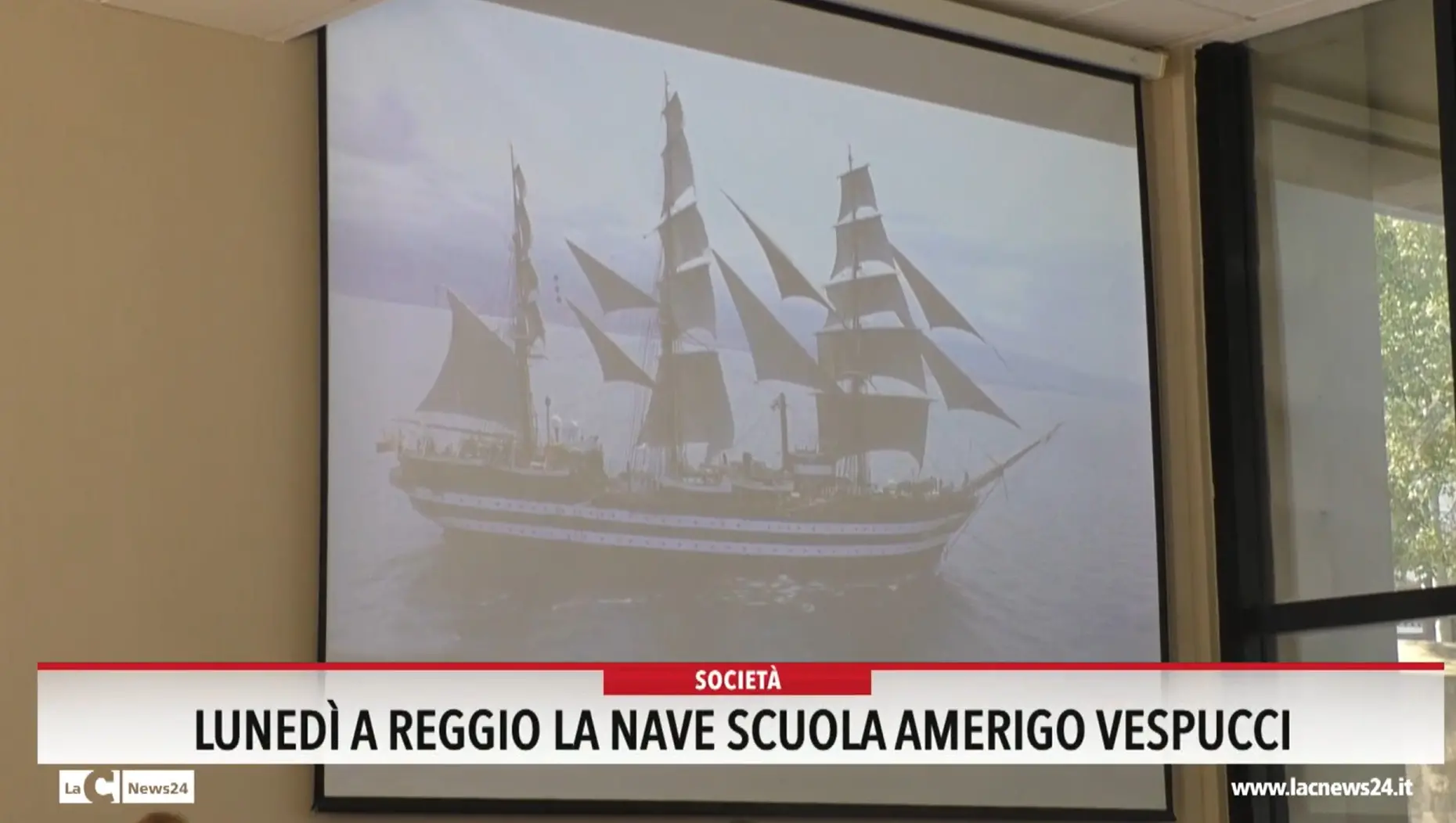 Lunedì a Reggio la nave scuola Amerigo Vespucci