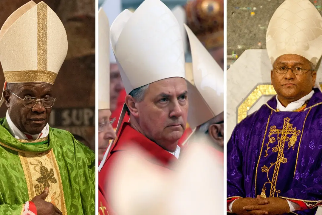 I cardinali Jean-Pierre Kutwa, \\u00C1ngel Fern\\u00E1ndez Artime e Soane Patita Paini Mafi