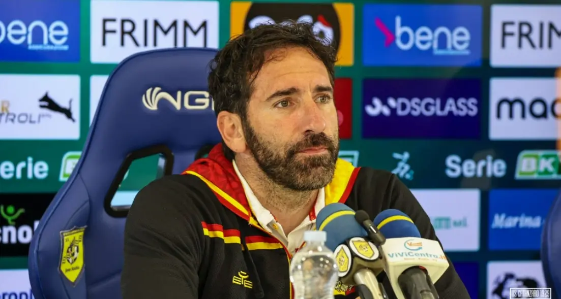 Catanzaro-Sampdoria, Caserta: «Vogliamo i playoff, chi dice il contrario non vuole bene alla squadra»\n