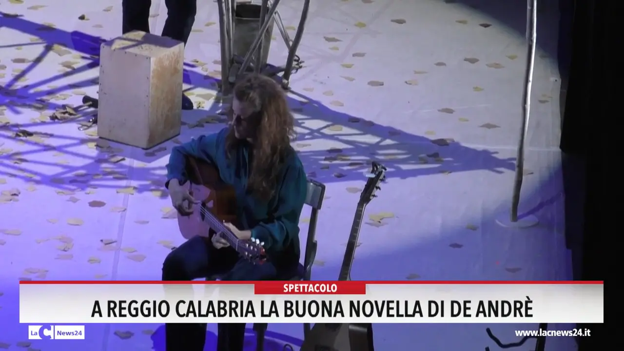 A Reggio Calabria la buona novella di De Andrè