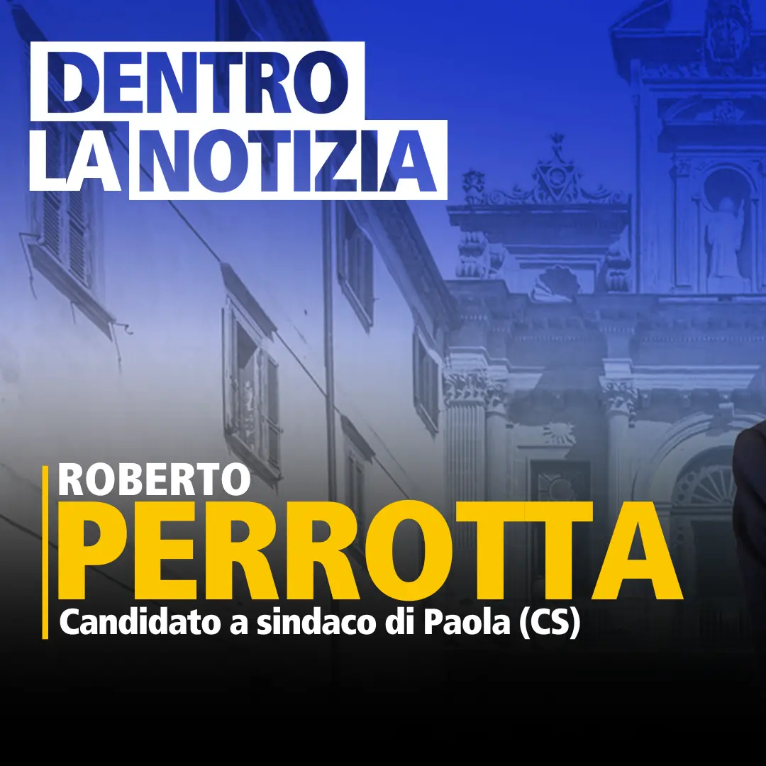 Elezioni comunali a Paola, il ritorno di Perrotta ospite oggi a Dentro la notizia
