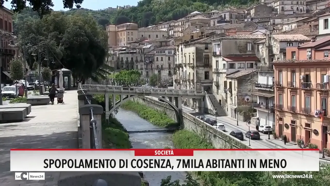 Spopolamento di Cosenza, 7mila abitanti in meno